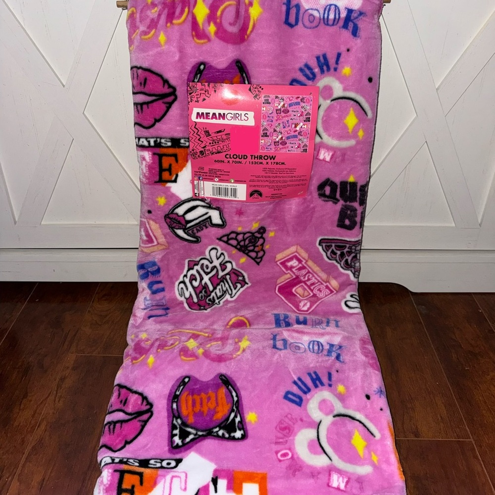Mean Girls Pink Cloud Throw Blanket